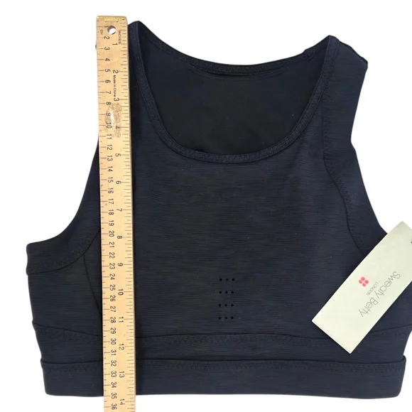 Sweaty Betty Sports Bra Super Sculpt Stream Training Bra NEW Womens Large Gray - Picture 8 of 9